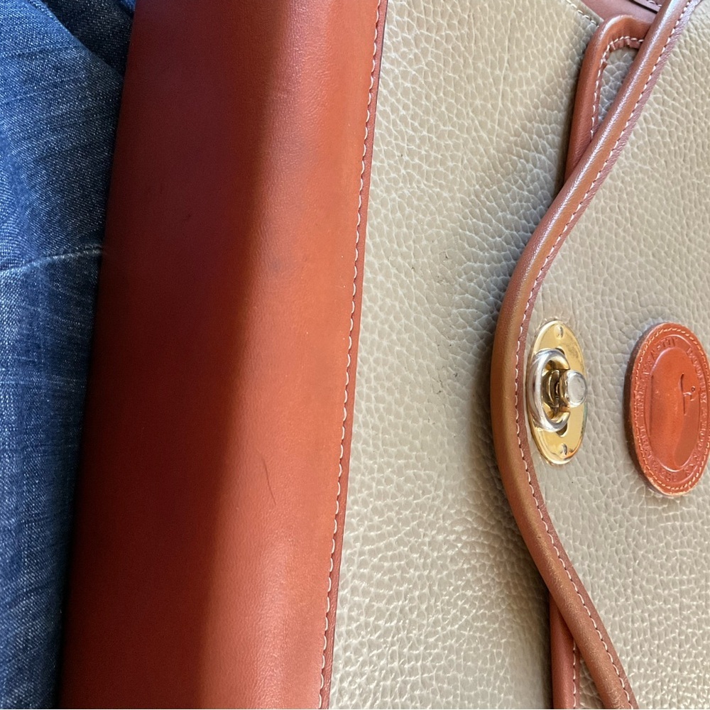 Dooney & Bourke Leather Crossbody Laptop Bag/Briefcase 12” X 9.5” - Picture 10 of 12